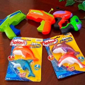 Splash Fun Sea Squirts two 2 packs and 4 more Free